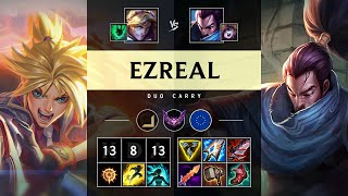 Ezreal ADC vs Yasuo Dominating  EUW Master Patch 1422 [upl. by Heindrick740]