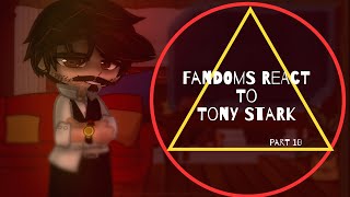 Fandoms React To Tony Stark  Part 10  10  10  Iron Man  Marvel  GCRV  Gacha Club [upl. by Aniv]