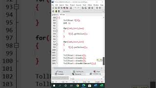 Toll plazas software coding in C [upl. by Ion270]