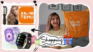 🛍ჩემი პირველი შეკვეთა TEMU დან 🎁 [upl. by Ahsata]