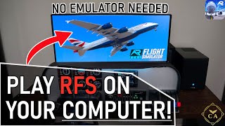 How To Play RFS On Your Computer Tutorial  RFS Real Flight Simulator [upl. by Dhiren]