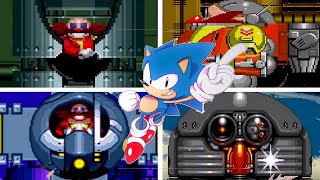 Sonic 1 2 3ampK CD amp Mania All Bosses No Damage [upl. by Anica582]