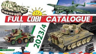 Complete COBI catalogue 20234  Tanks armored cars planes cars [upl. by Doralia]