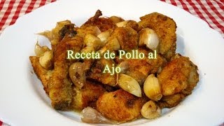 Pollo frito al ajo  receta fácil y rápida [upl. by Adnala]