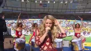 Shakira  La La La Live Brazil 2014 ft Carlinhos Brown Closing Ceremony FIFA World Cup 2014 [upl. by Carlene]