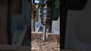 Forstner bit shorts diy woodworking lifehacks tools diywoodworking woodworkingtools [upl. by Meter]