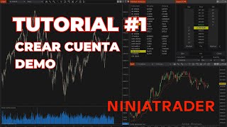 📈 NinjaTrader 8  👨‍🏫 Crear Cuenta Demo e Instalación de Plataforma 👨‍💻 [upl. by Elahcim]