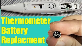 How to Replace Thermometer Battery [upl. by Dannye69]