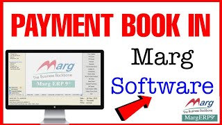 PAYMENT BOOK IN MARG SOFTWARE 8434649593 [upl. by Battista37]