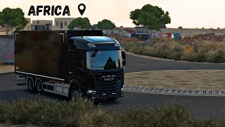 All Black DAF Truck Driving In Africa  Euro Truck Simulator 2  Gameshwar [upl. by Pietro151]