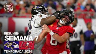 Baltimore Ravens vs Tampa Bay Buccaneers  Resumen en español  NFL Semana 7  Highlights 2024 [upl. by Newmann518]