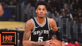 Los Angeles Lakers vs San Antonio Spurs 1st Half Highlights  April 4  201718 NBA Season [upl. by Odrareg]