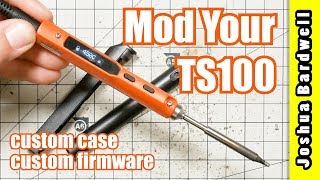 TS100 Soldering Iron  Install Ralim Firmware and Custom Colored Case Shell [upl. by Ahasuerus460]