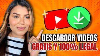 CÓMO DESCARGAR VIDEOS DE YOUTUBE GRATIS 2024 [upl. by Atirihs560]