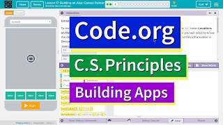 Building an App Canvas Painter Lesson 173 Tutorial with Answers Codeorg CS Principles [upl. by Island]