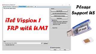 iTel Vision 1 L6005 FRP Bypass UMT SPD Tool [upl. by Nonohcle961]