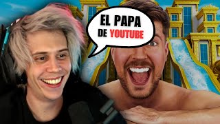 Rubius Reacciona a MrBeast  ¡Vacaciones de 1 vs Vacaciones de 250000 [upl. by Aldredge]