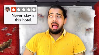 Spending 24 Hours in a WORST Rated Hotel in Pakistan 🇵🇰 [upl. by Eahsram582]