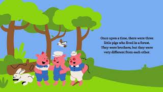 Niswe Kòkòshensag  The Three Little Pigs [upl. by Barboza282]