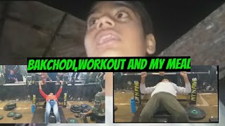 Bakchodiworkout and diet 🤩🤩 [upl. by Eiggem]