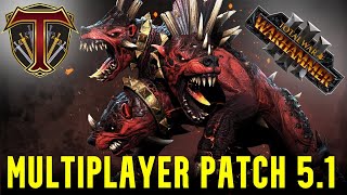 Multiplayer Patch 51  Maps Added Balance New Game Mode  Total War Warhammer 3  Review Stream [upl. by Ydnim373]