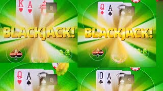 125 hands of video blackjack😵‍💫 How many blackjacks can I get😤 [upl. by Ammej]