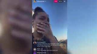 Briana Latrise From Growing Up Hip Hop cry’s on Instagram Live [upl. by Drabeck]