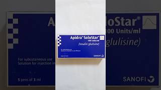 Apidra Solostar price  Apidra Solostar [upl. by Ocirederf]