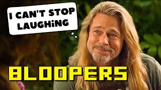 BRAD PITT BLOOPERS COMPILATION Snatch Bullet Train Troy Moneyball Oceans trilogy etc [upl. by Yema]