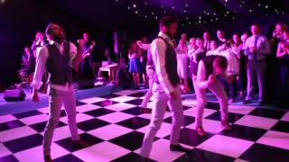 Surprise Groomsmen Dance  Lipchen Wedding 2017  The Manzies In Love [upl. by Pepin]