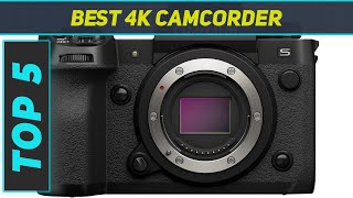 5 Best 4K Camcorder in 2023 [upl. by Ahtram]