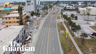 Florida streets seen empty as Hurricane Milton approaches [upl. by Augusta]