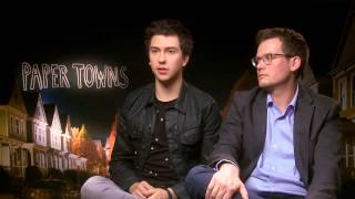 Paper Towns 2015  Exclusive Interview With Cara Delevingne Nat Wolff John Green [upl. by Einittirb194]