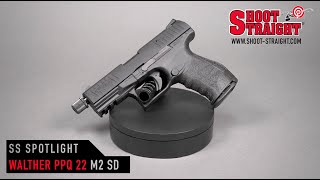 Walther PPQ 22 M2 SD 22lr Pistol  Shoot Straight Spotlight [upl. by Anelrihs427]