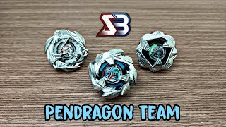 Review Beyblade Team Pendragon SB Brand  BeybladeX  HoàngVanh Beyblade [upl. by Loziram237]