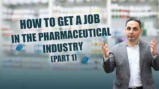 Get a Job in the Pharmaceutical IndustryINSIDER SECRETS PT1 🤫 [upl. by Hait]