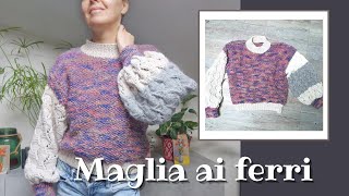 Maglia ai Ferri  Tutorial PassoPasso [upl. by Lenahs282]