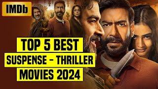 Top 5 Best Suspense Thriller Movies In Hindi 2024 IMDb  You Shouldnt Miss [upl. by Anaujit]