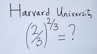 Harvard University Admission Interview Tricks  Algebra  Rationalising Radicals  Exponents [upl. by Devlen]