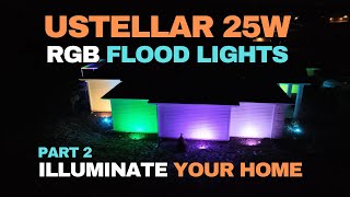 Novostella FLOODLIGHTS Powerful Smart RGB LEDs for Mood Lighting [upl. by Lramaj]