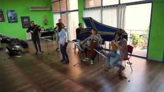 Nebra Recitativo accompagnato Rehearsal [upl. by Nedyarb]