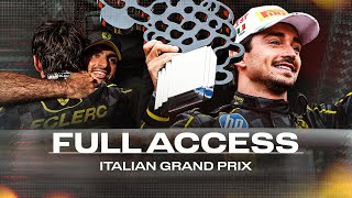 SF Full Access  2024 Italian GP  ON THE TOP STEP IN MONZA 🏆 [upl. by Tichonn]