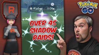 Over 45 Shadow Raids completed amp ✨THIS✨ is what we got Pokémon GO [upl. by Asi]