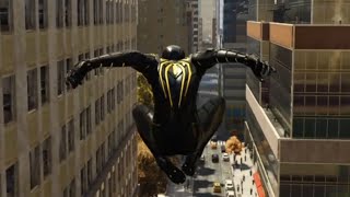 Marvel’s Spiderman Advanced Sult Spider Suit PS4 4K Story time [upl. by Eicart]