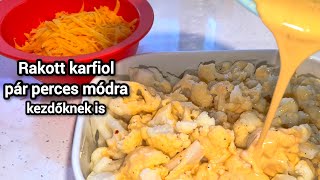 Rakott karfiolahogy még nem kóstoltad soha [upl. by Furiya879]