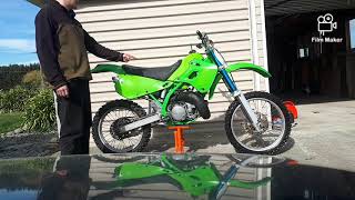 1991 Kawasaki KXKDX 250 full rebuild [upl. by Briney]