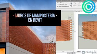 • MUROS DE MAMPOSTERÍA • EN REVIT [upl. by Kai]