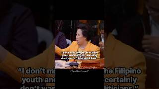 “I don’t mind dying for the Filipino youthnation but certainly not for politicians” miriam fyp [upl. by Erhart]