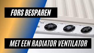 Radiator Ventilator tot wel 30 Besparen op Verwarmingskosten [upl. by Aeslehc]