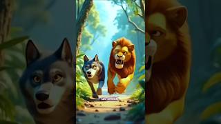 Sher or Bhediya new cartoon story hindi shorts  new sher cartoon short  hindi story cartoon shorts [upl. by Amer]